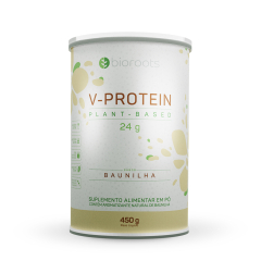 Proteína V-protein Plant Based Baunilha 450g Bioroots