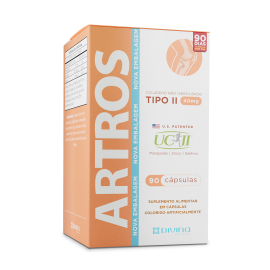 Colágeno Tipo 2 UC-II 40mg - 90 cápsulas - Artros